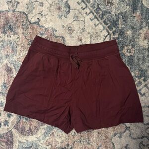 Lululemon Women's Maroon Shorts - size 8l